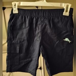 New Boys Tommy Bahama Navy Cargo Shorts Size 5